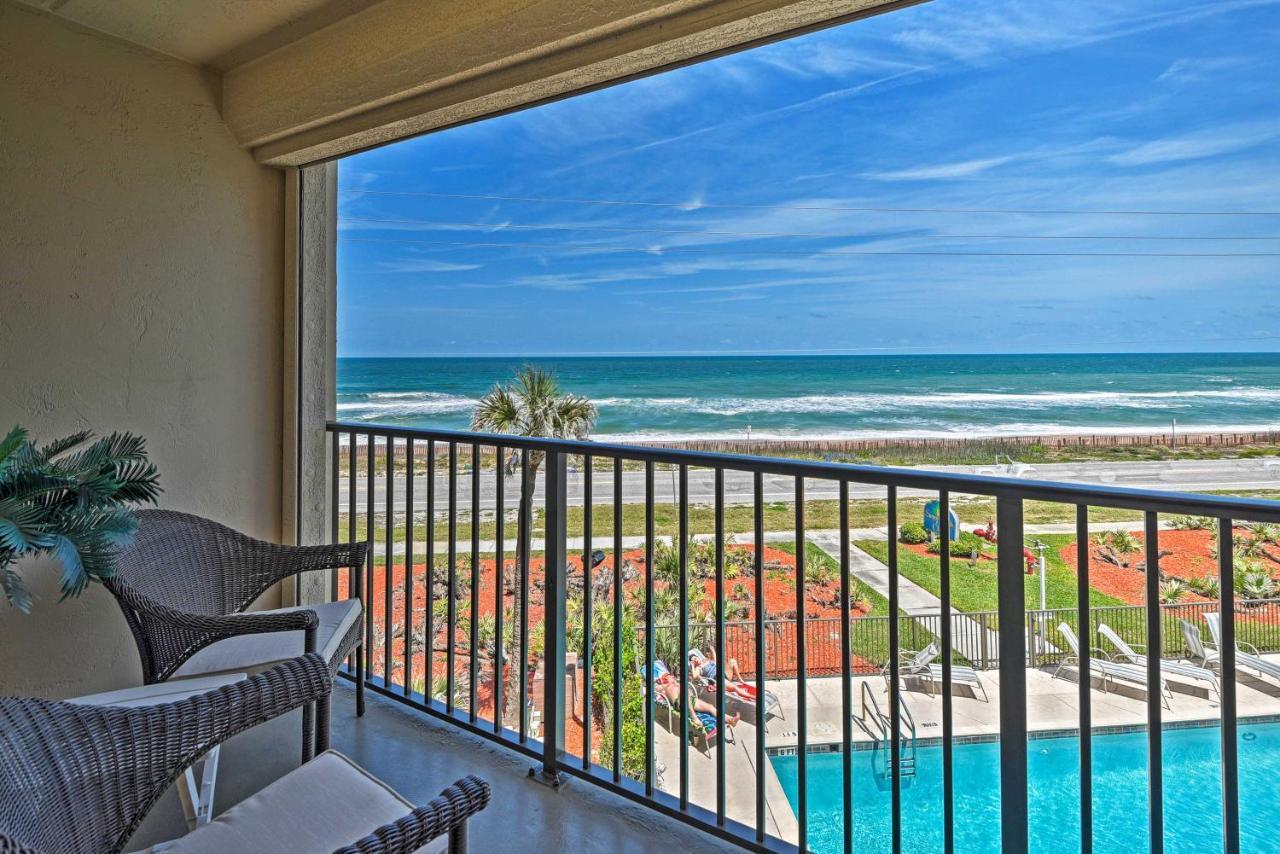 Oceanfront Ormond Beach Getaway With Balcony! Apartment Exterior photo